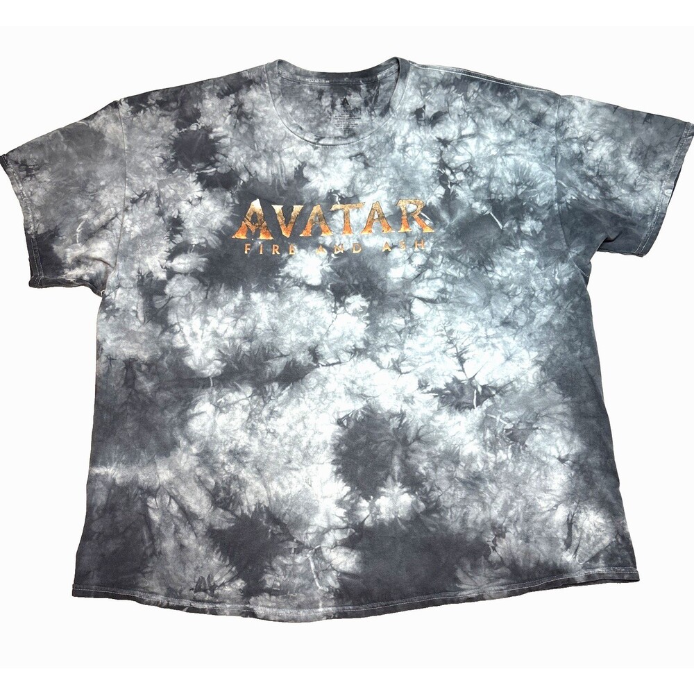 Disney Avatar Fire and Ash T Shirt XXL Tie Dye Animal Kingdom Pandora Parks Tee